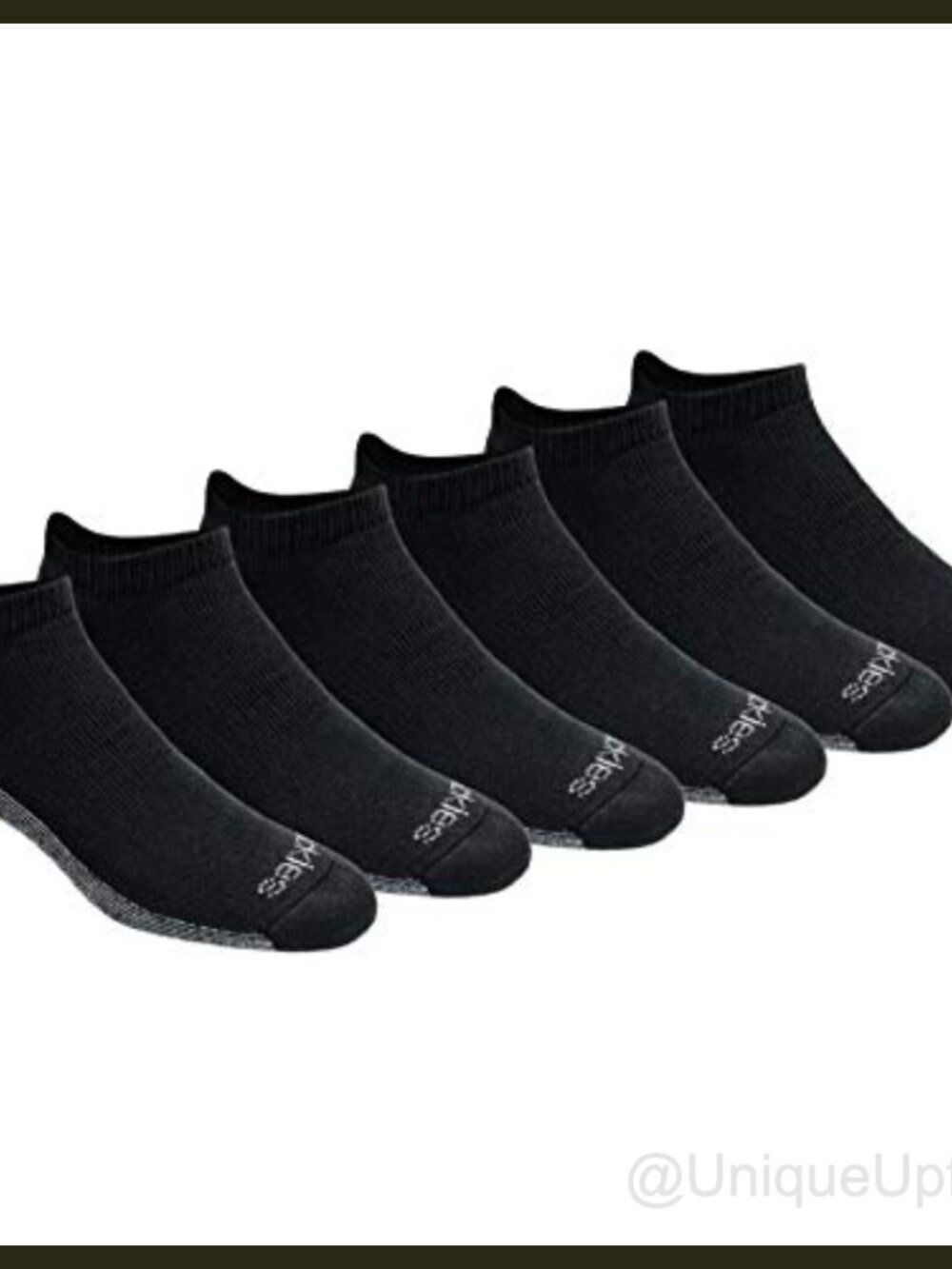 Dri-Tech Moisture Control No Show Low Cut Socks Cushion Arch Support 6 Pairs